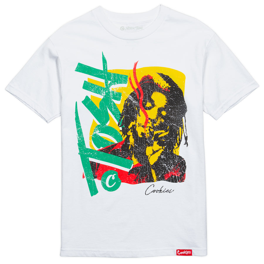 COOKIES SF CLOTHING COOKIES X PETER TOSH SUMMER 2024 SS TEE WHITE